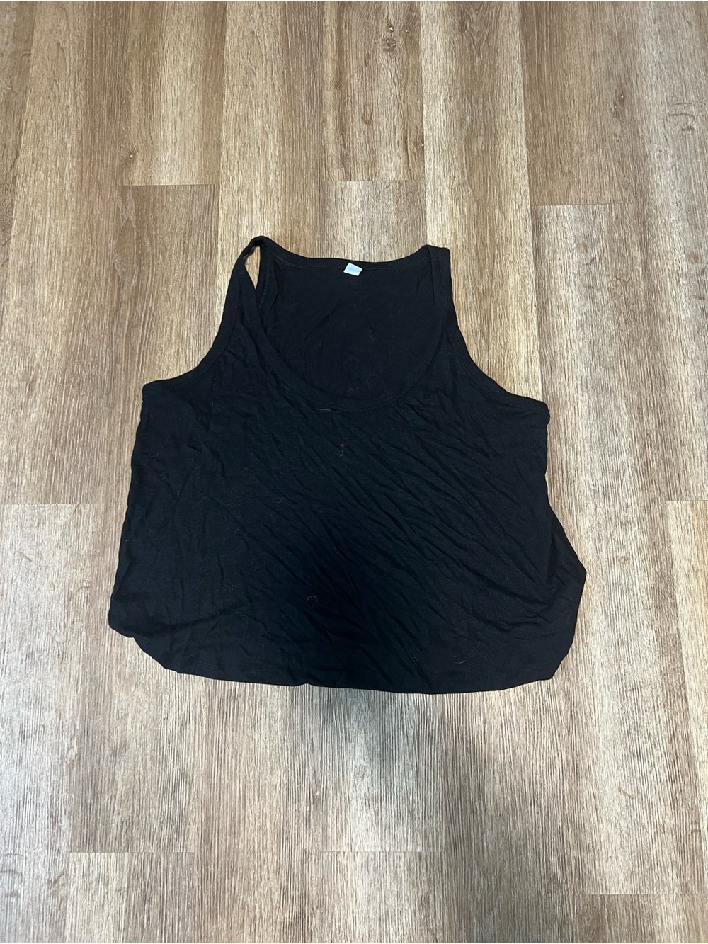 Old Navy Black Scoop Neck Tank Top